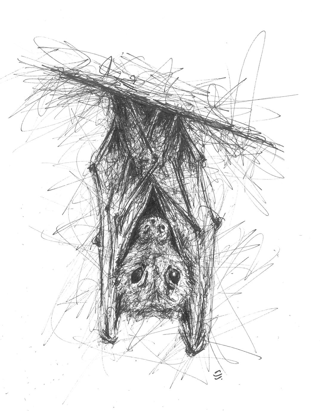 Upside down